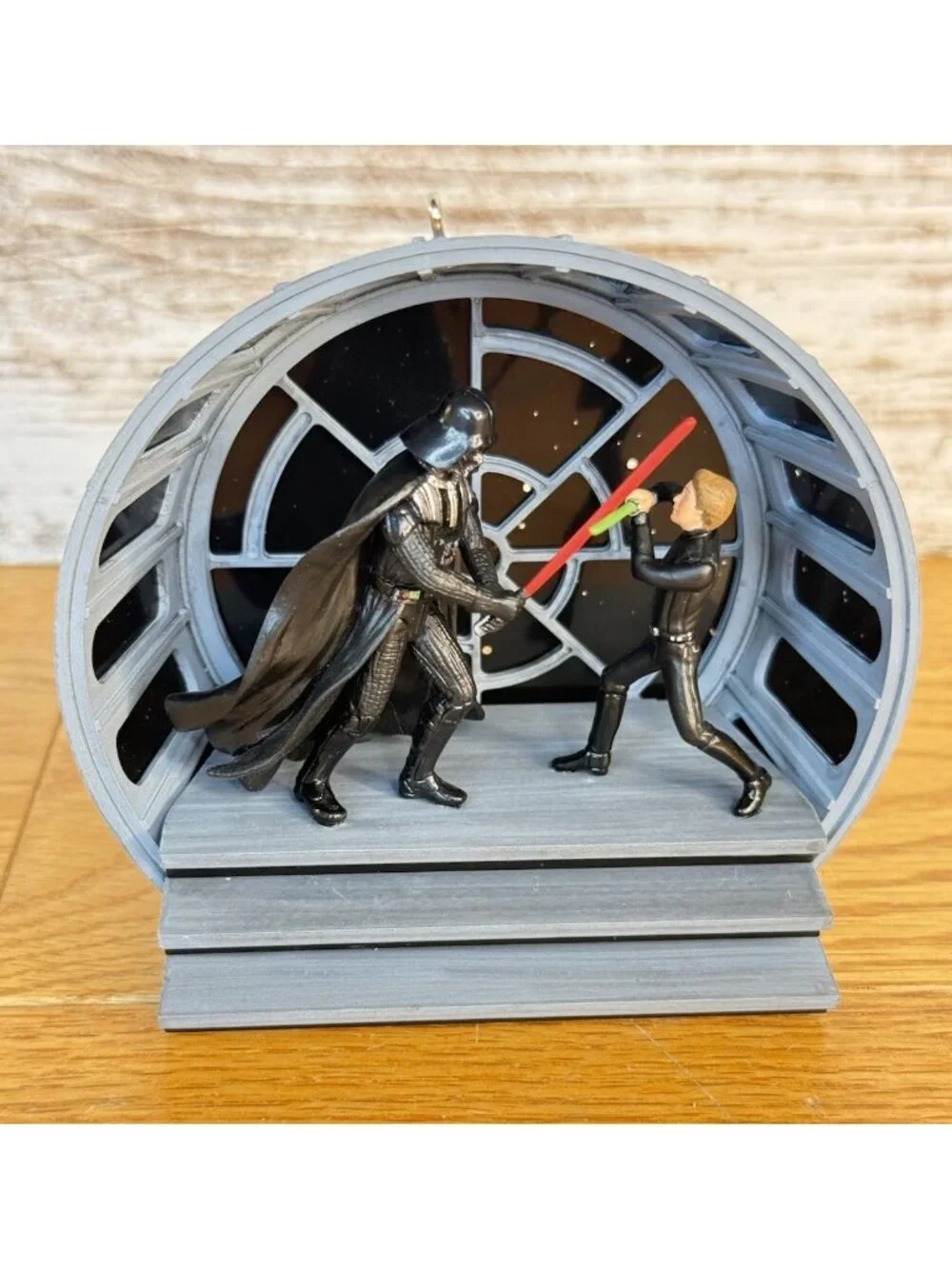 Hallmark Keepsake Ornament 2008 Star Wars VI Final Confrontation Light & Sound